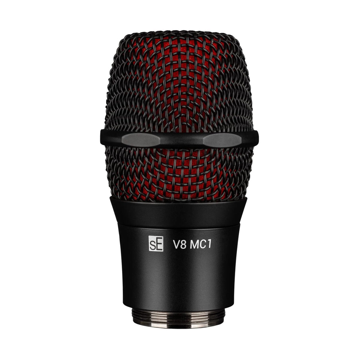 sE Electronics V8 MC1 mikrofono kapsulė, juoda spalva, vaizdas iš priekio