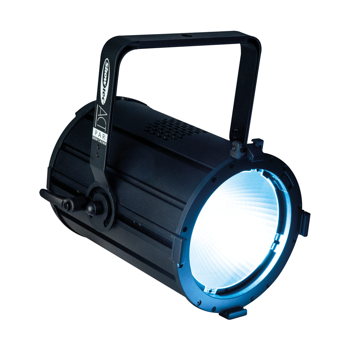 Showtec ACT Par 200 W CW/WW LED PAR prožektorius, šaltos baltos šviesos pavyzdys