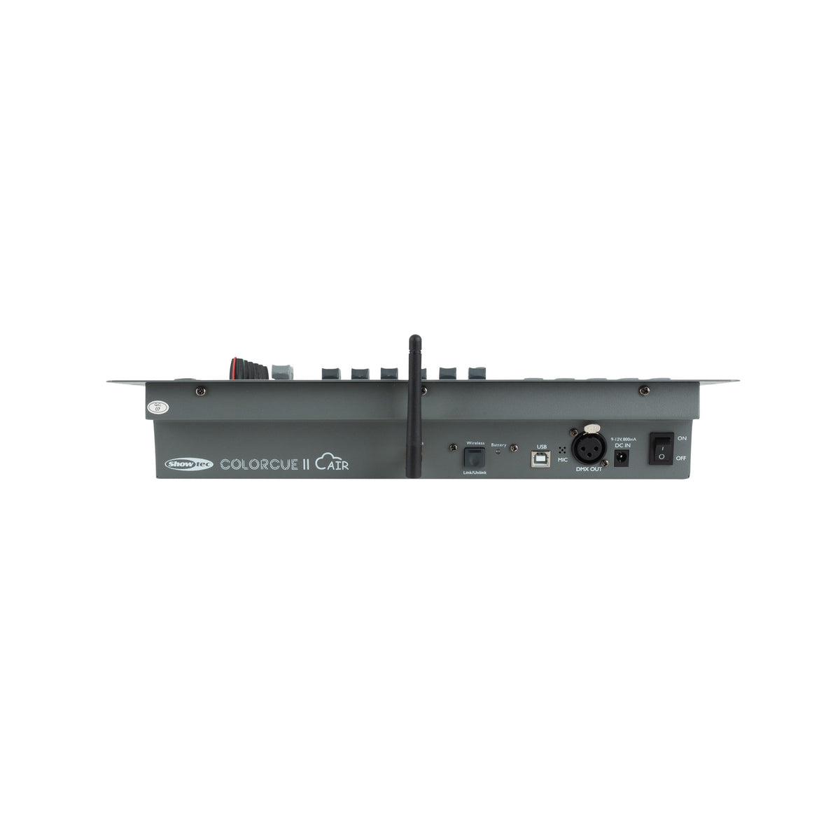 Showtec ColorCue 2 Air DMX pultas, galinės jungtys
