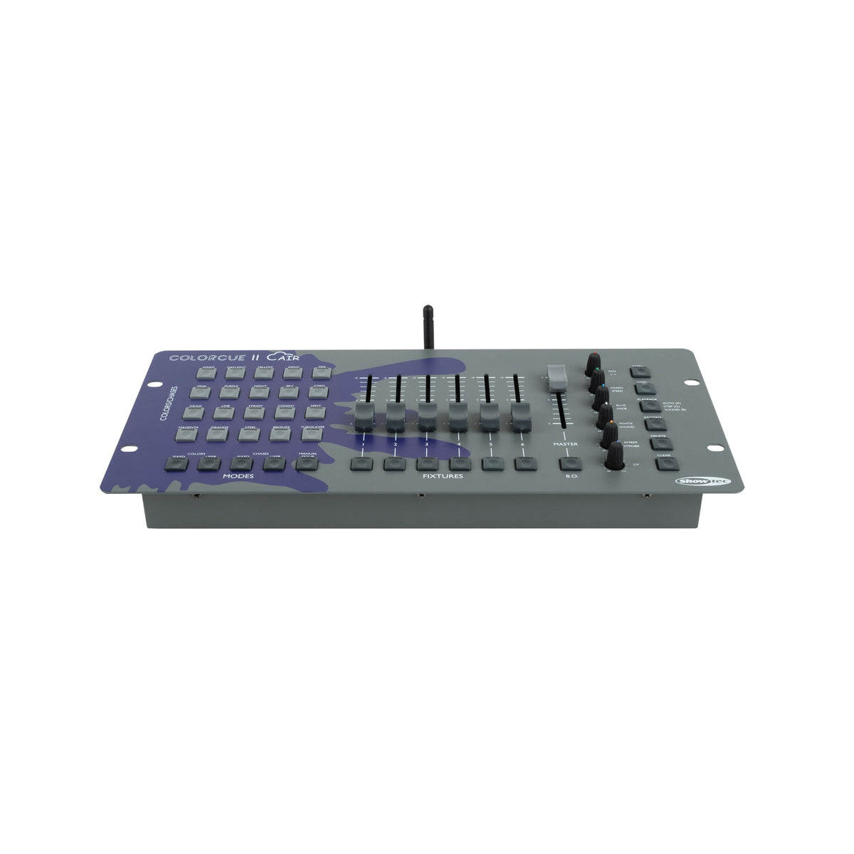 Showtec ColorCue 2 Air DMX pultas, valdymo skydelis