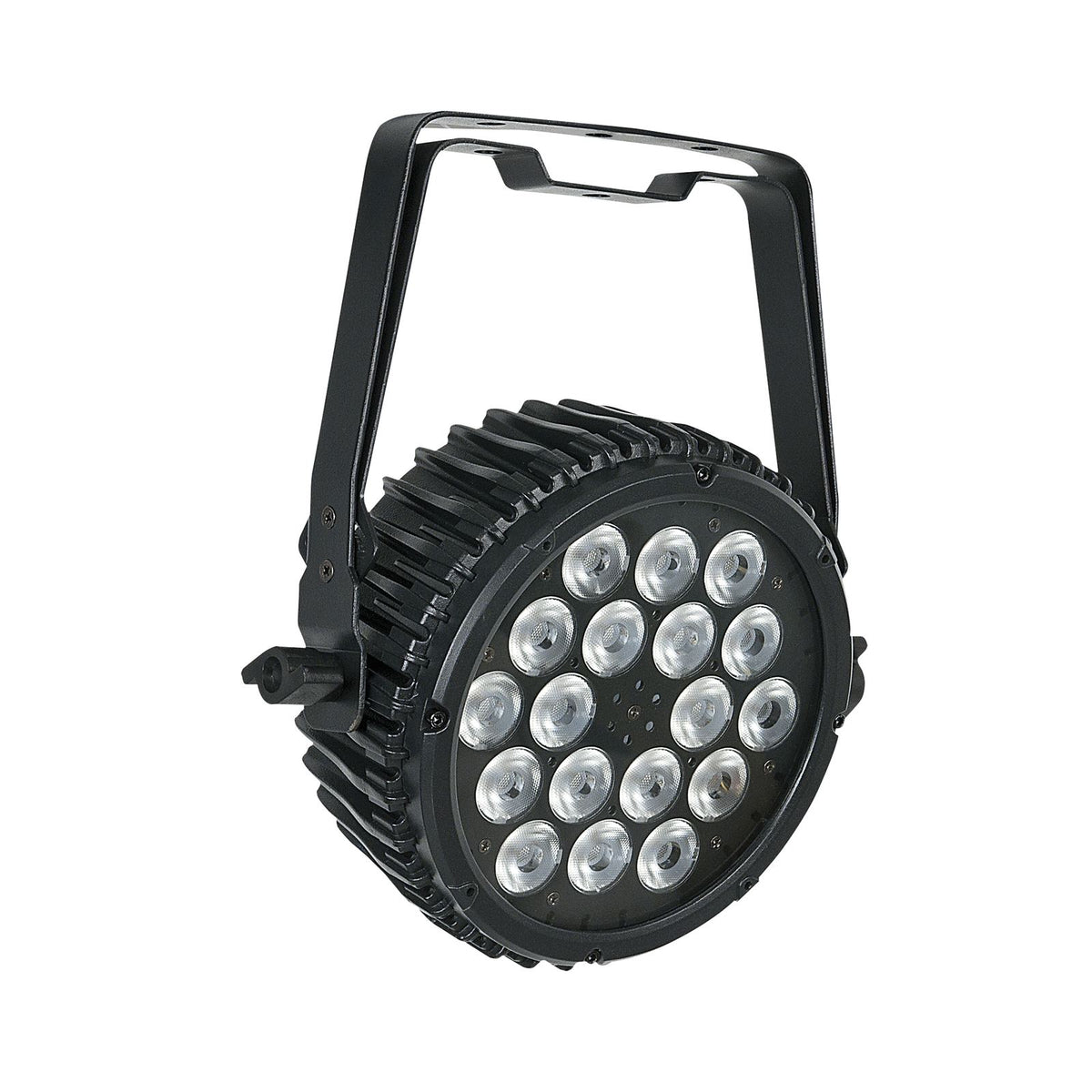 Showtec Compact Par 18 MKII LED PAR Spotlight, black housing, unlit front lenses