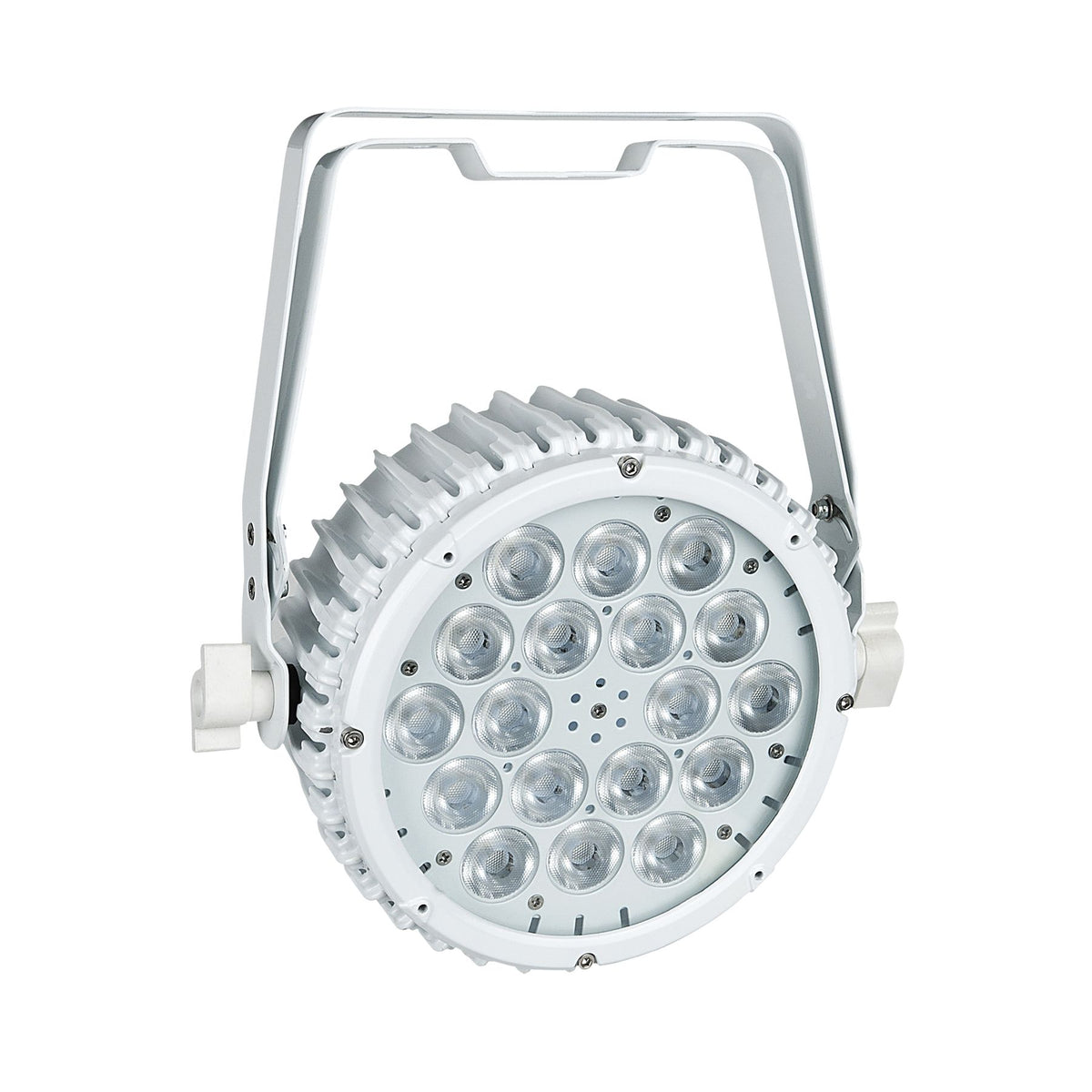 Showtec Compact Par 18 MKII LED PAR Spotlight, white housing, unlit front lenses
