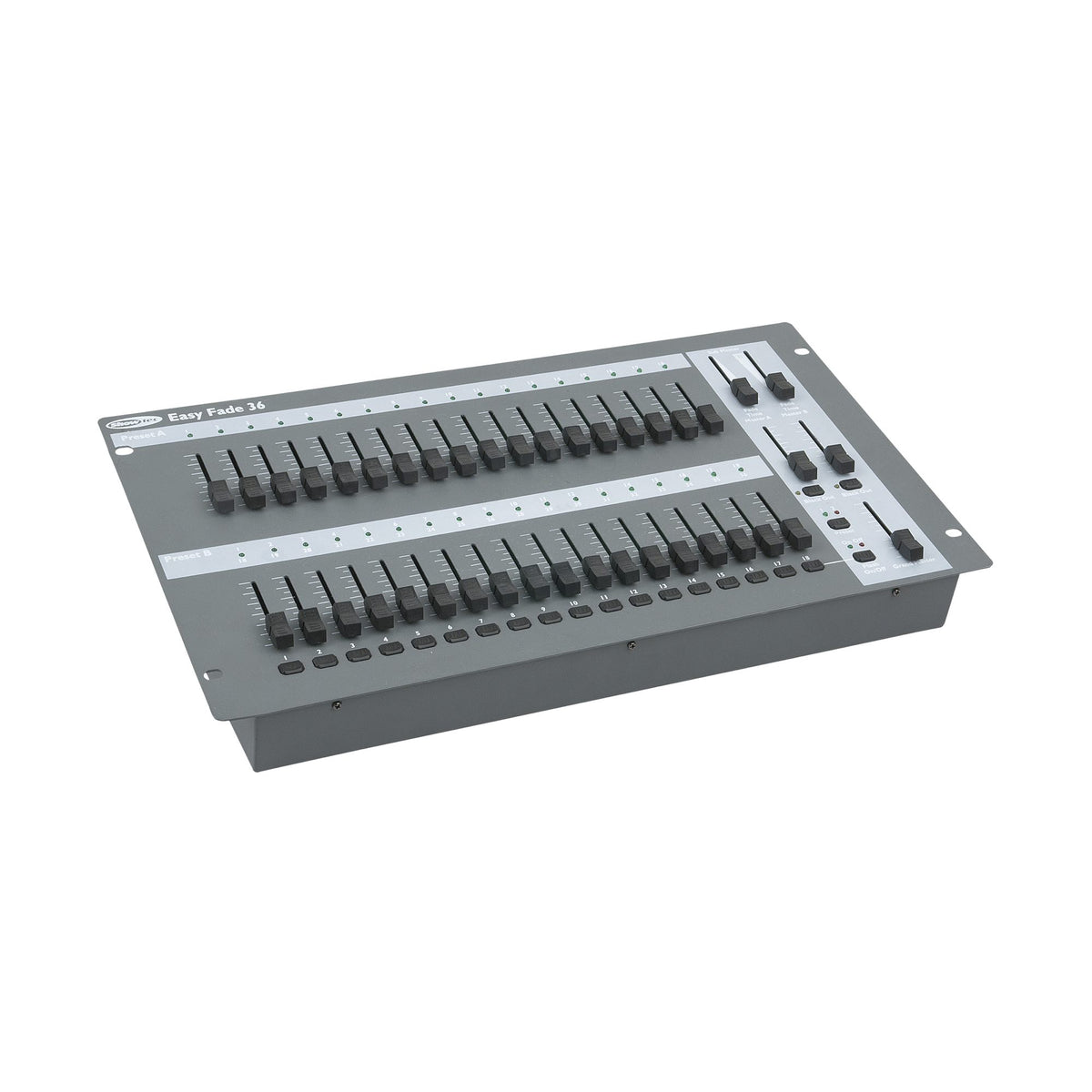 Showtec Easy Fade 36 DMX pultas, vaizdas kampu