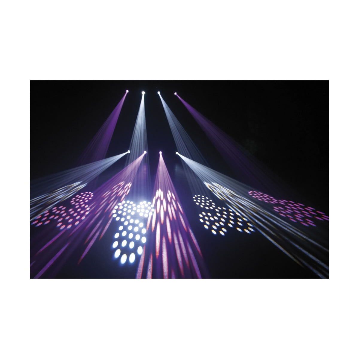 Showtec Kanjo Spot 60 Moving Head, beams and gobo projections