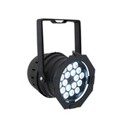 Showtec LED Par 64 Short Q4-18 LED PAR prožektorius, įjungtas prožektorius iš priekio