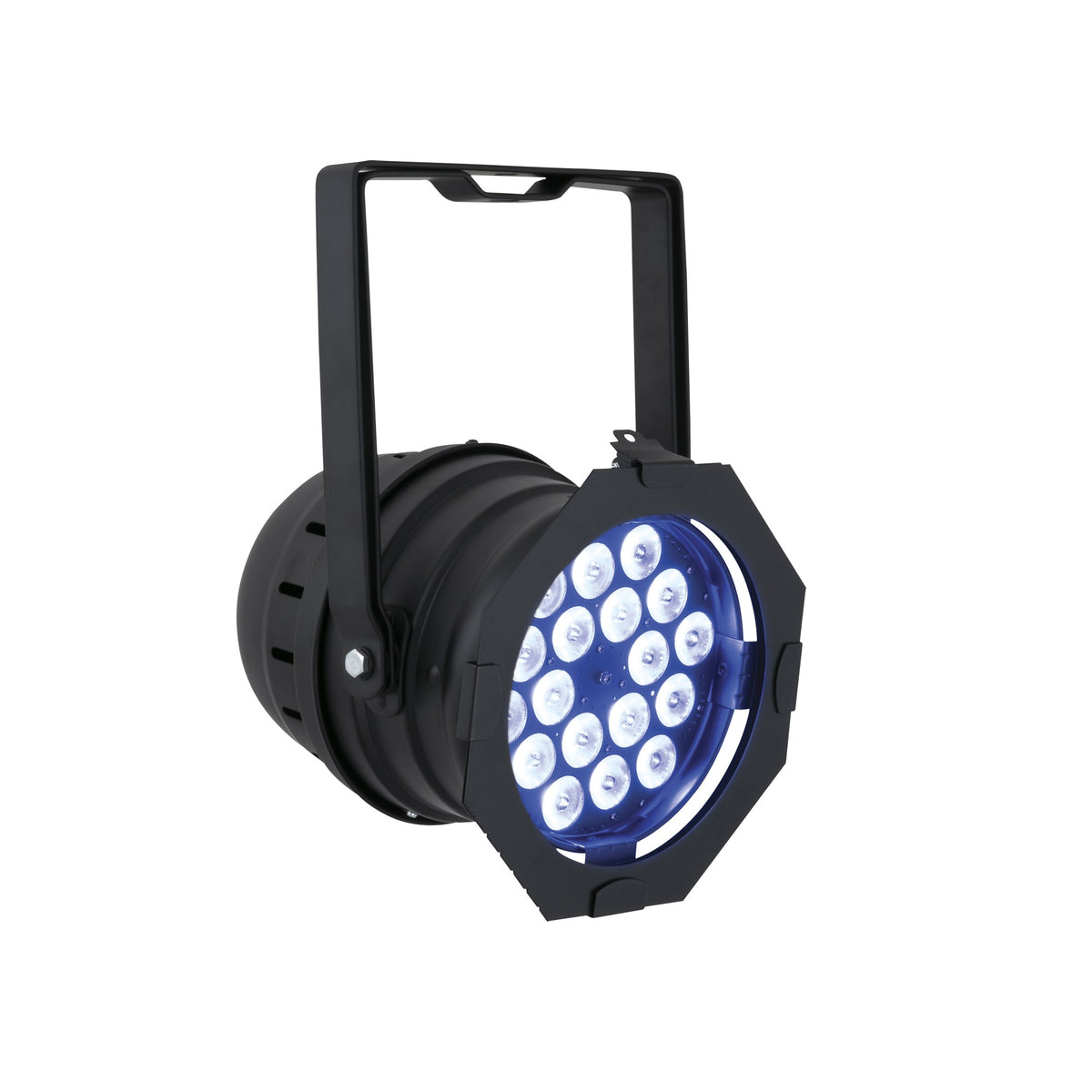 Showtec LED Par 64 Short Q4-18 LED PAR prožektorius, papildomas šviesos režimas