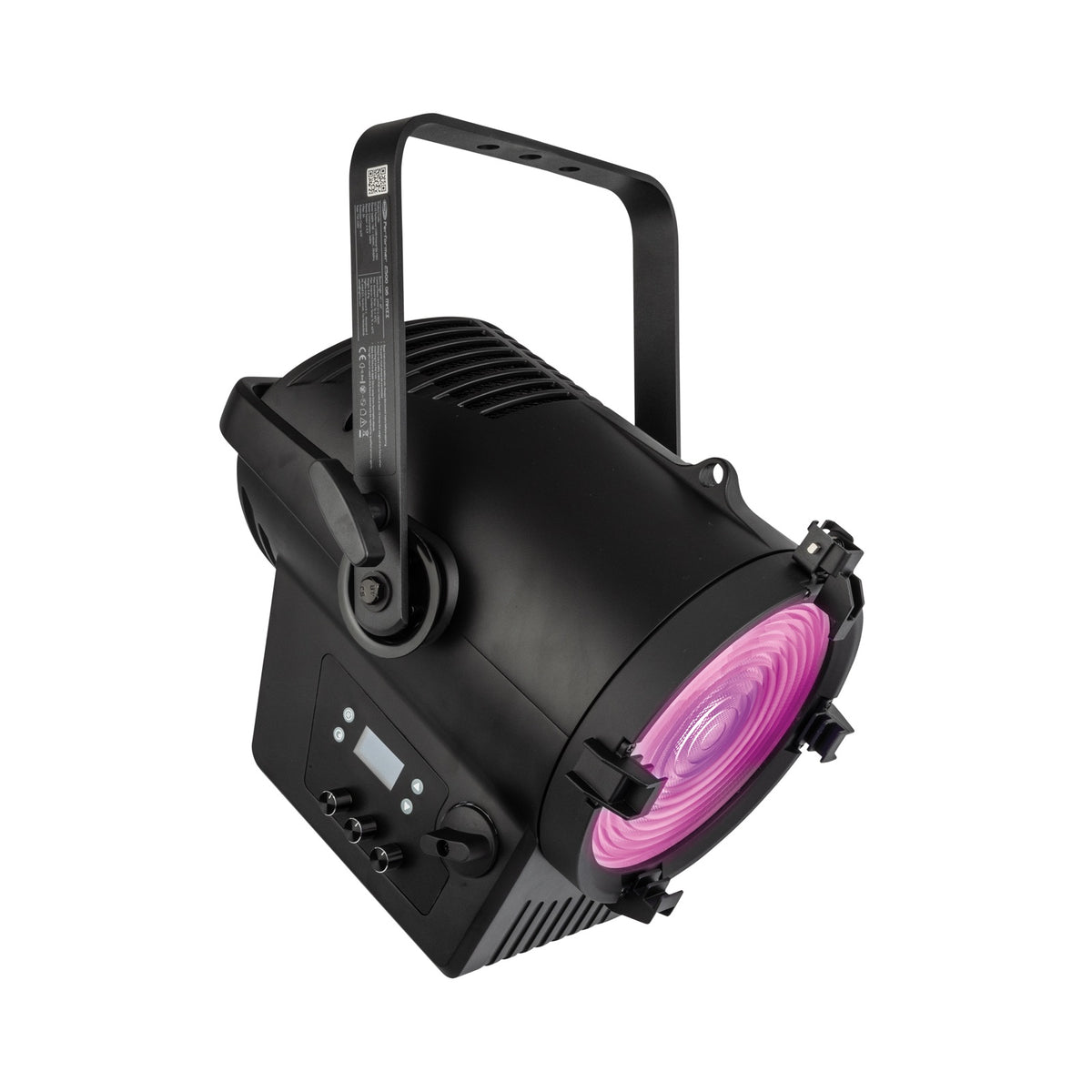 Showtec Performer 2500 Fresnel Q6 MKII teatrinis prožektorius, rausvos šviesos pavyzdys