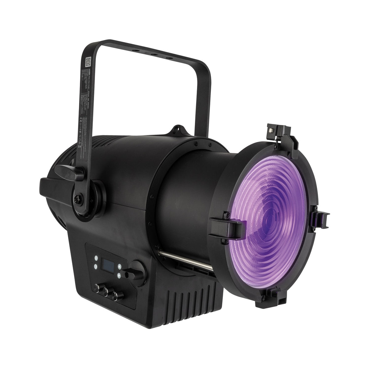 Showtec Performer 2500 Fresnel Q6 MKII teatrinis prožektorius, violetinė optika kitu kampu