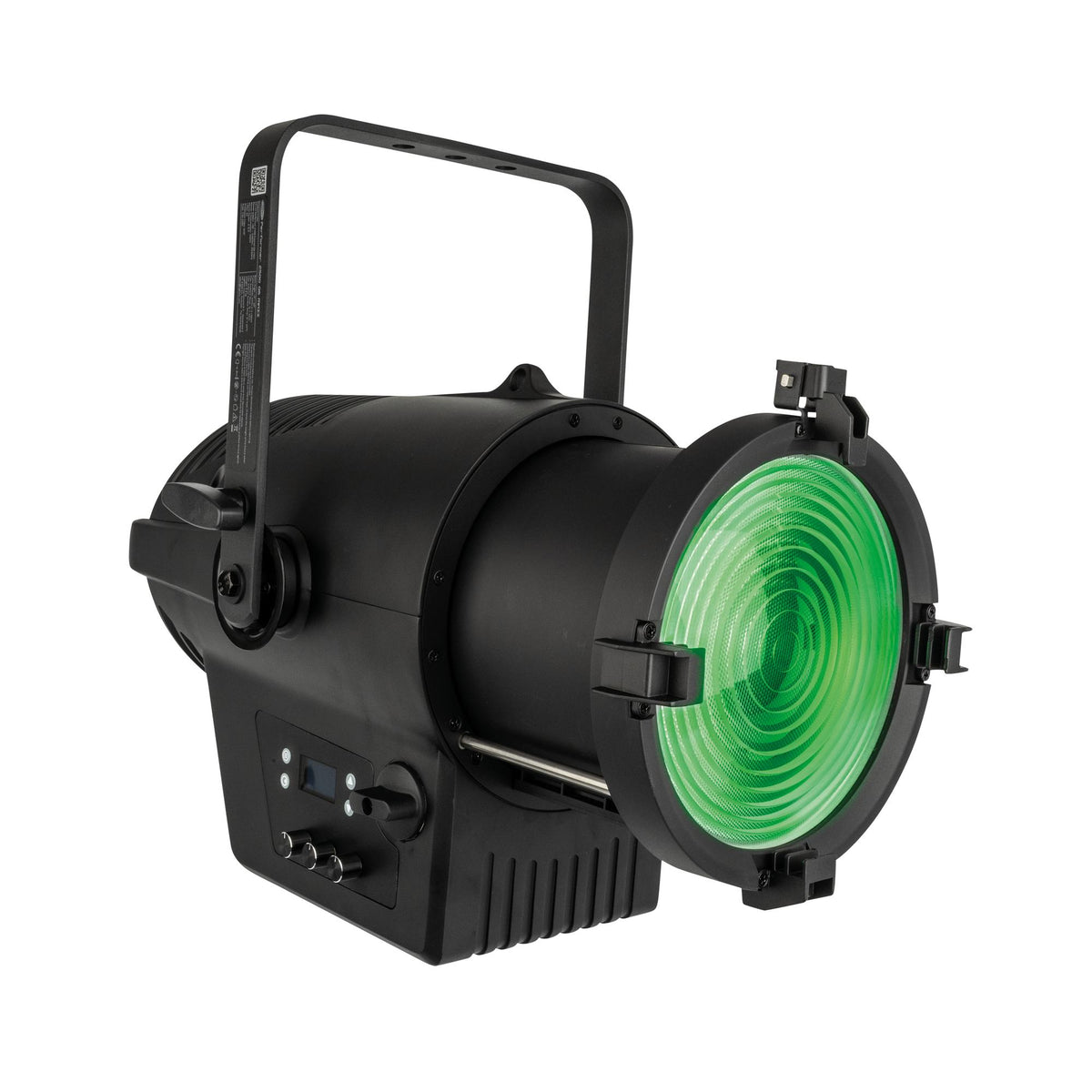 Showtec Performer 2500 Fresnel Q6 MKII teatrinis prožektorius, žalia optika kitu kampu