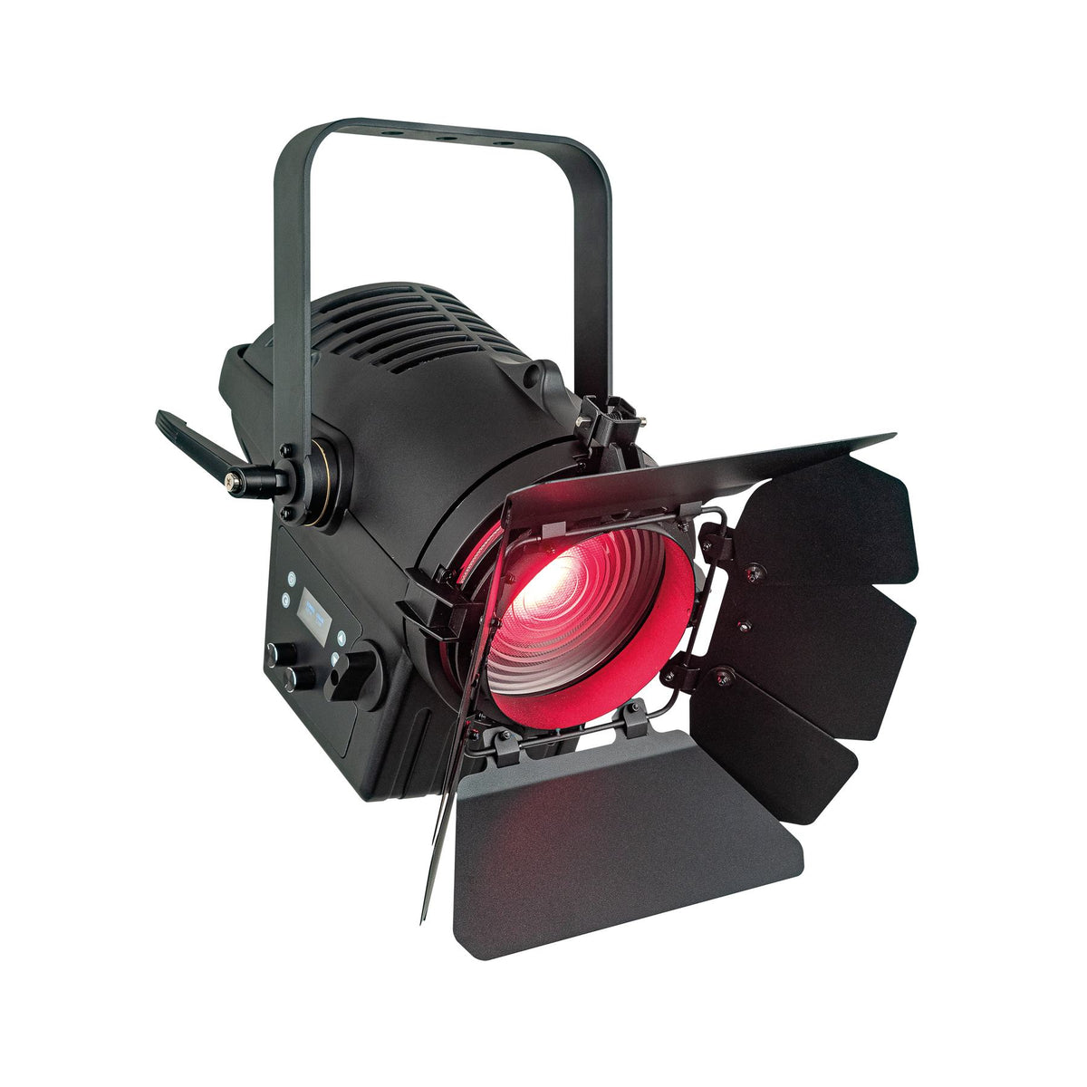 Showtec Performer Fresnel 1500 Q6 MKII teatrinis prožektorius, raudona šviesa su papildomomis sklendėmis