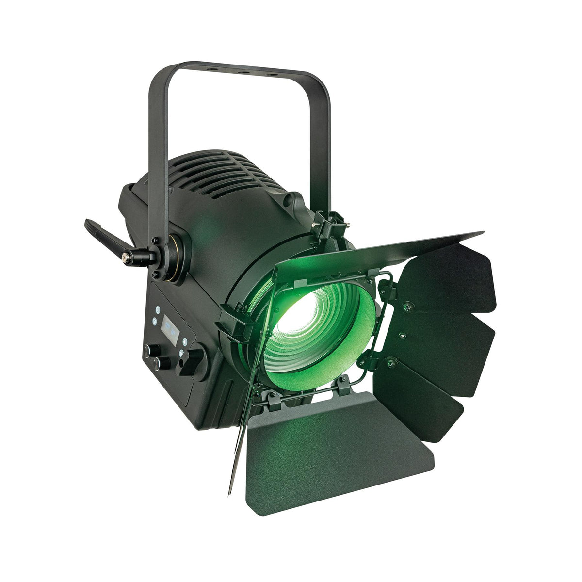 Showtec Performer Fresnel 1500 Q6 MKII teatrinis prožektorius, žalia šviesa su papildomomis sklendėmis