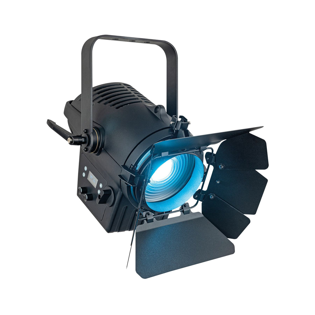 Showtec Performer Fresnel 1500 Q6 MKII teatrinis prožektorius, žydra šviesa su papildomomis sklendėmis
