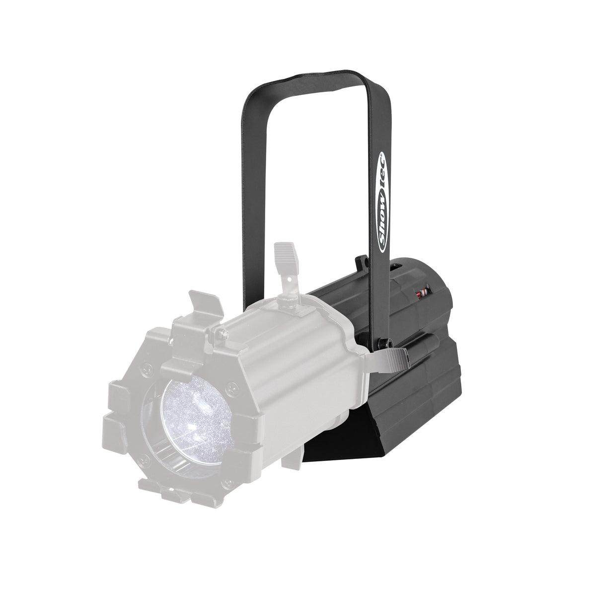 Showtec Performer Profile Mini, body with an illustration of separately sold optics