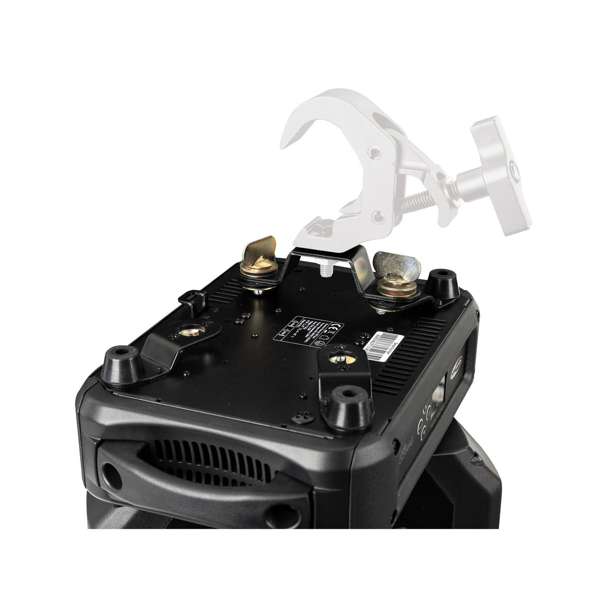 Showtec Phantom 100 Spot Moving Head, mounting mechanism