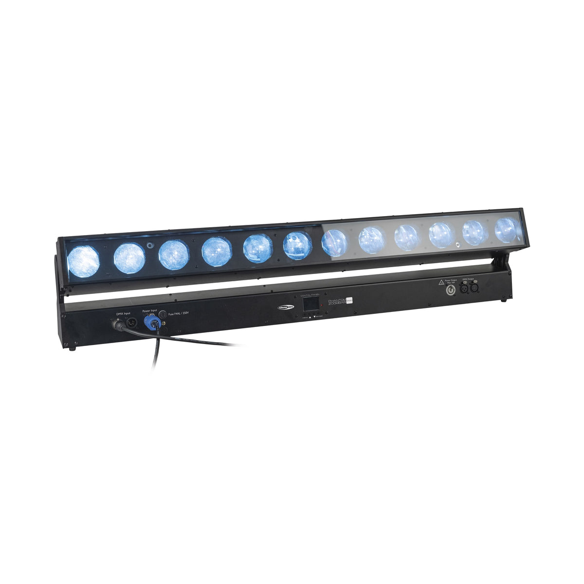 Showtec Phantom 1220 Zoombar judantis linijinis prožektorius, vaizdas kampu
