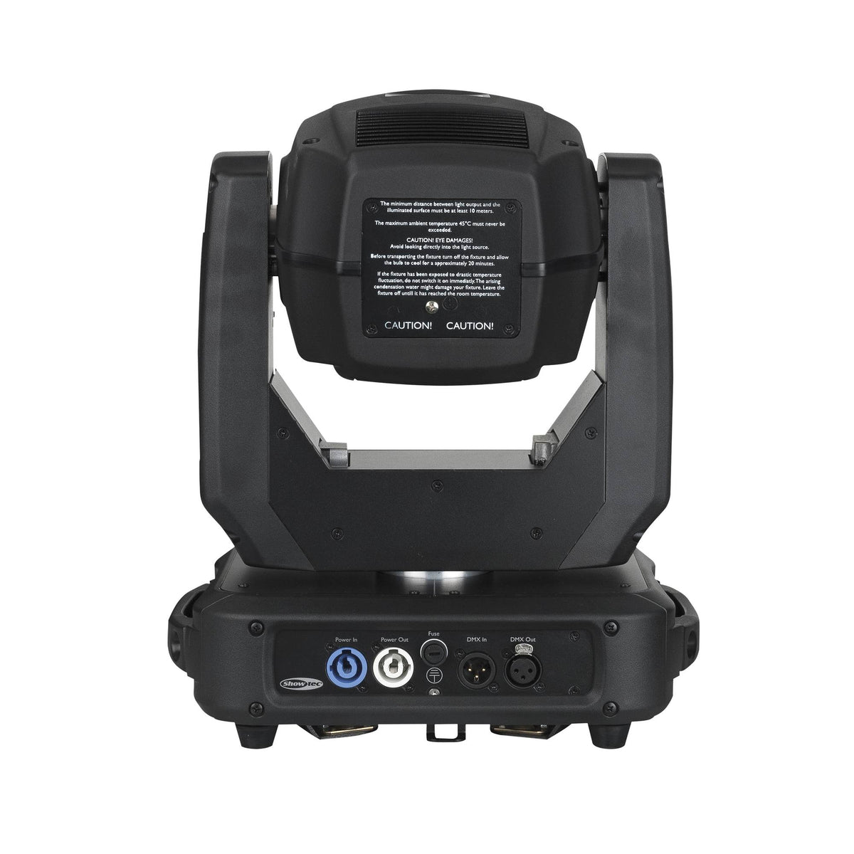 Showtec Phantom 3R Beam judanti galva, galinės jungtys