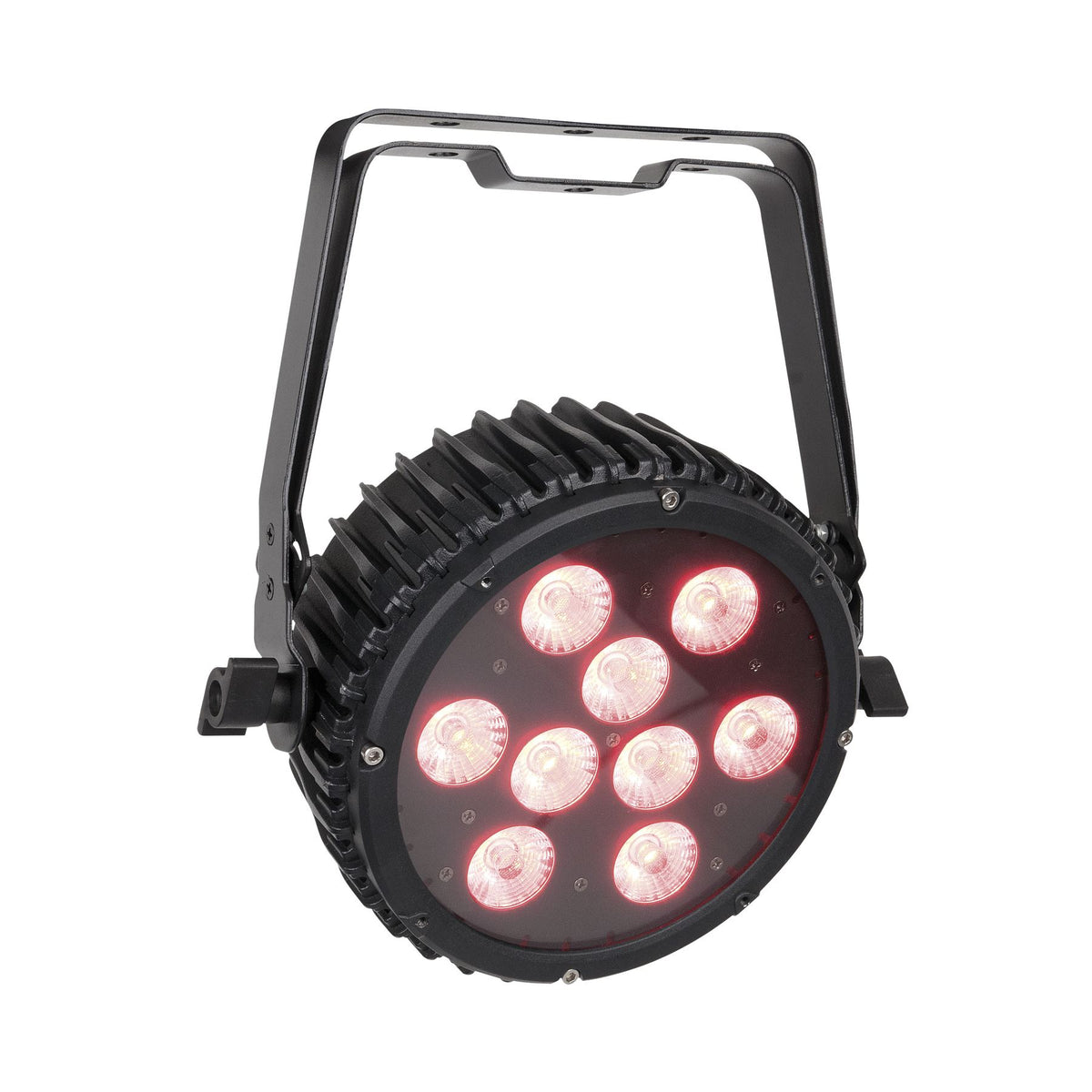 Showtec Power Spot 9 Q5 LED PAR prožektorius, kitas spalvotos šviesos pavyzdys