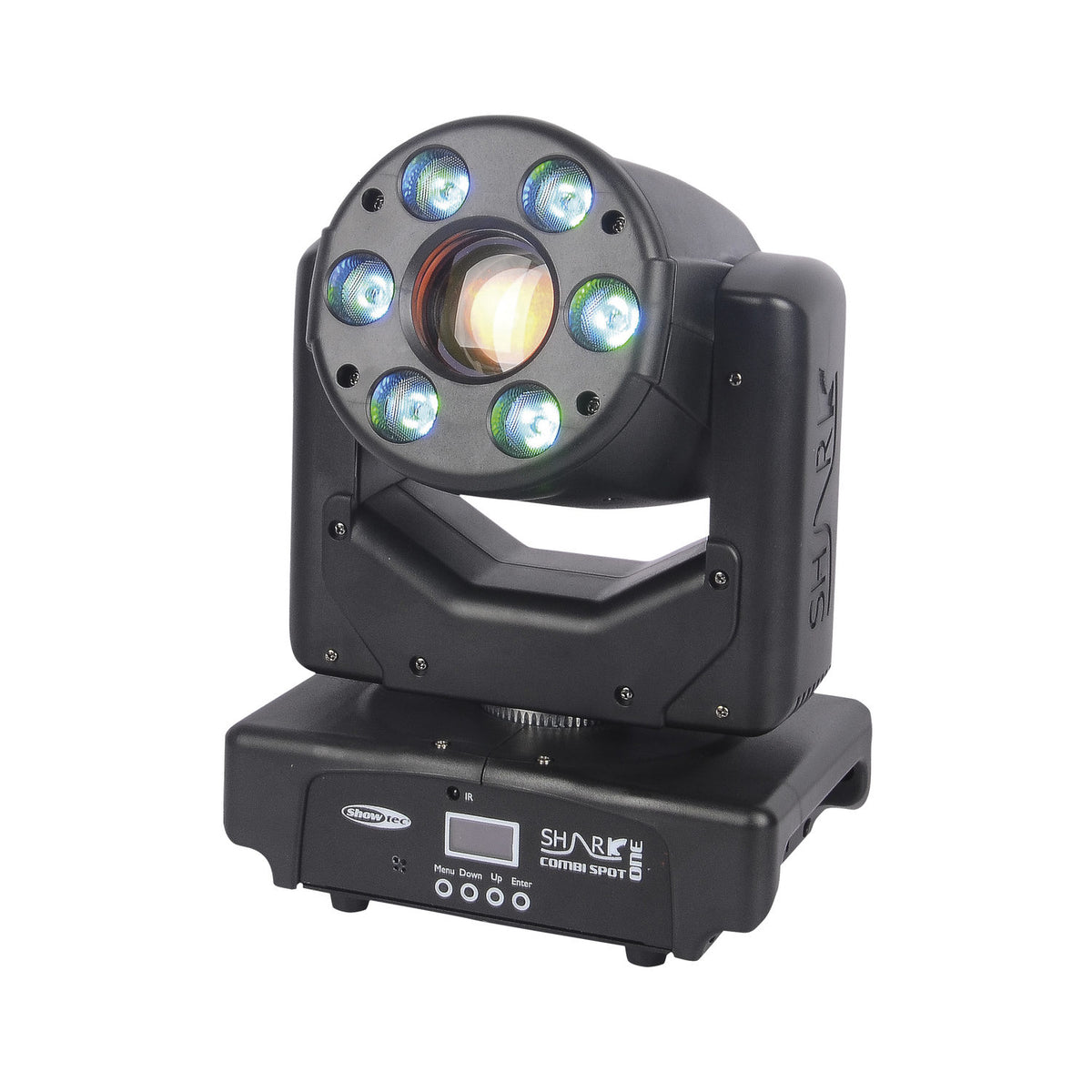 Showtec Shark Combi Spot One Moving Head, angled view