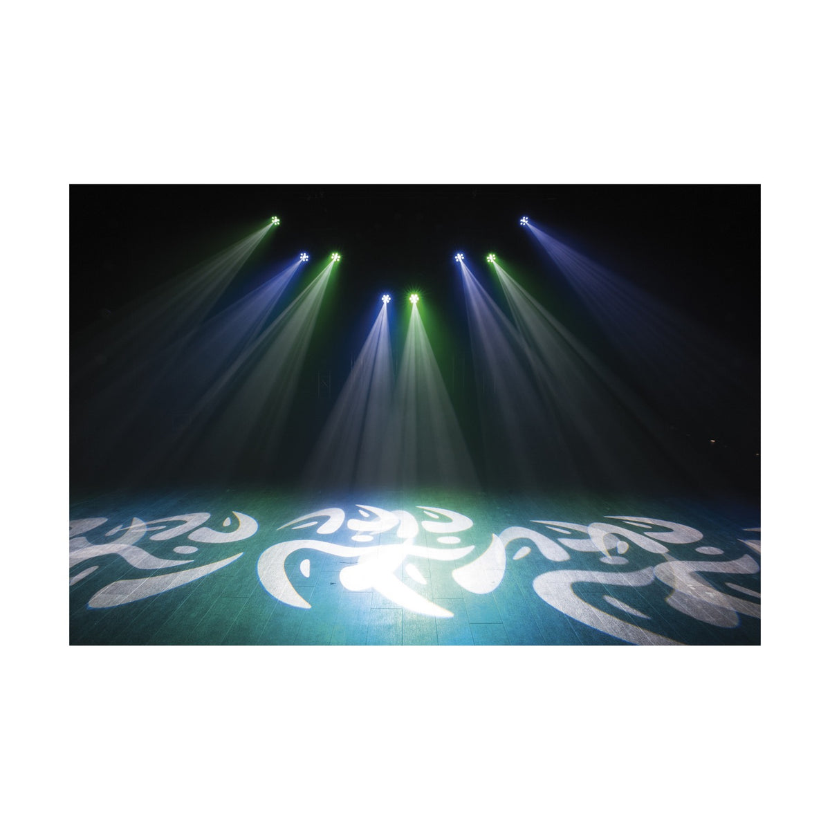 Showtec Shark Combi Spot One Moving Head, coloured beams and gobo projections