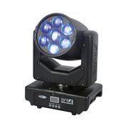Showtec Shark Wash Zoom One judanti galva, vaizdas kampu