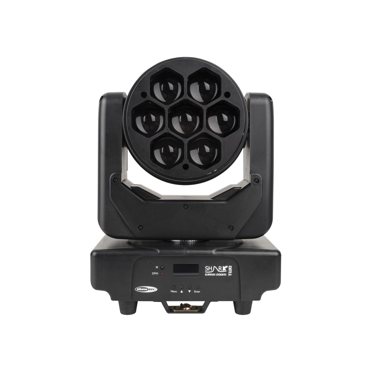 Showtec Shark Wash Zoom Two judanti galva, priekinis vaizdas