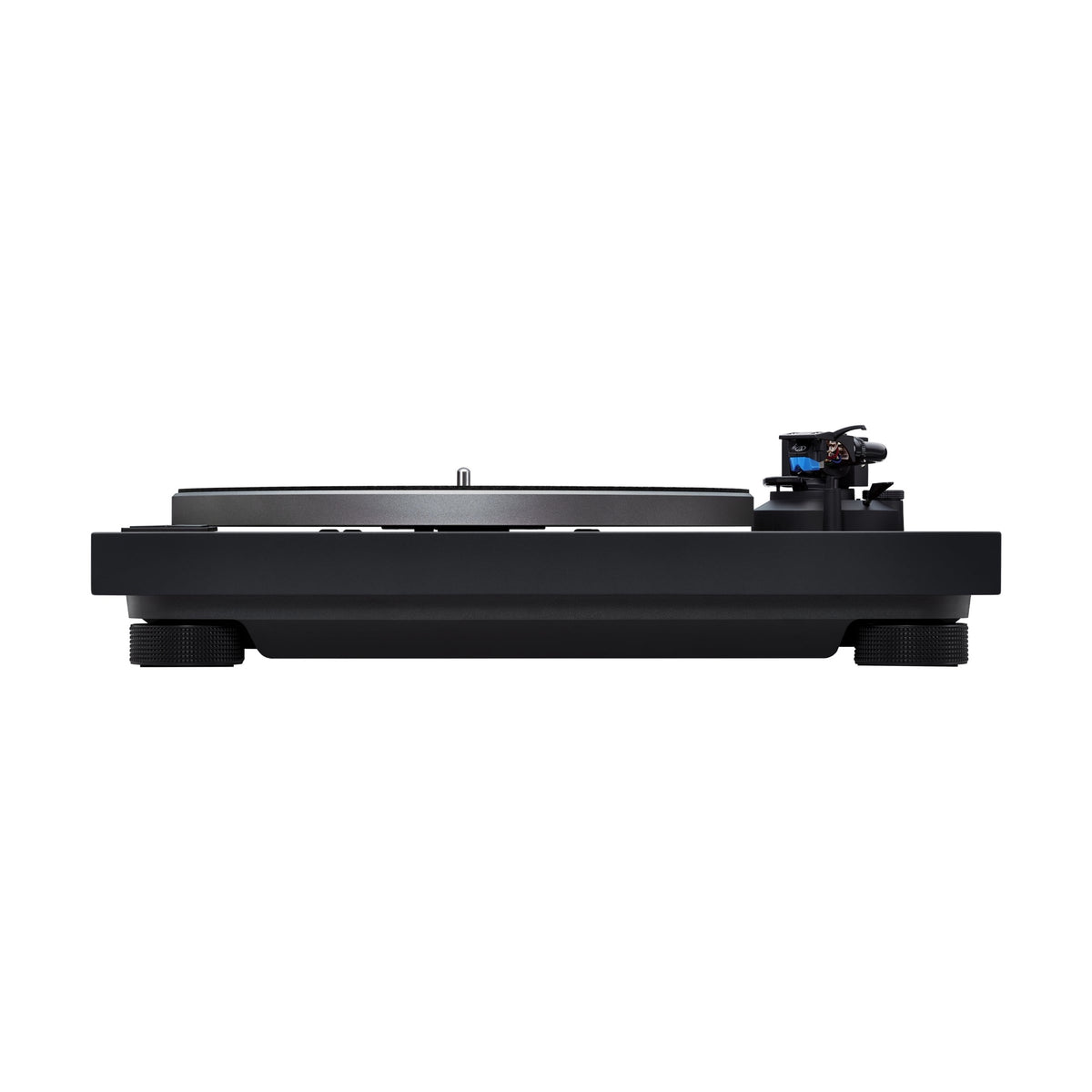 Technics SL-40CBT Turntable, black, straight front view