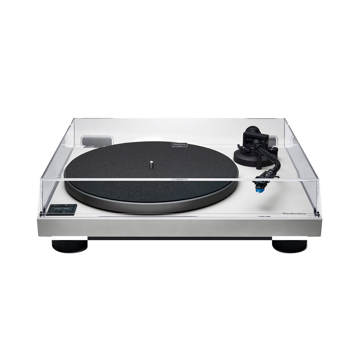 Technics SL-40CBT Turntable, grey, with dust cover