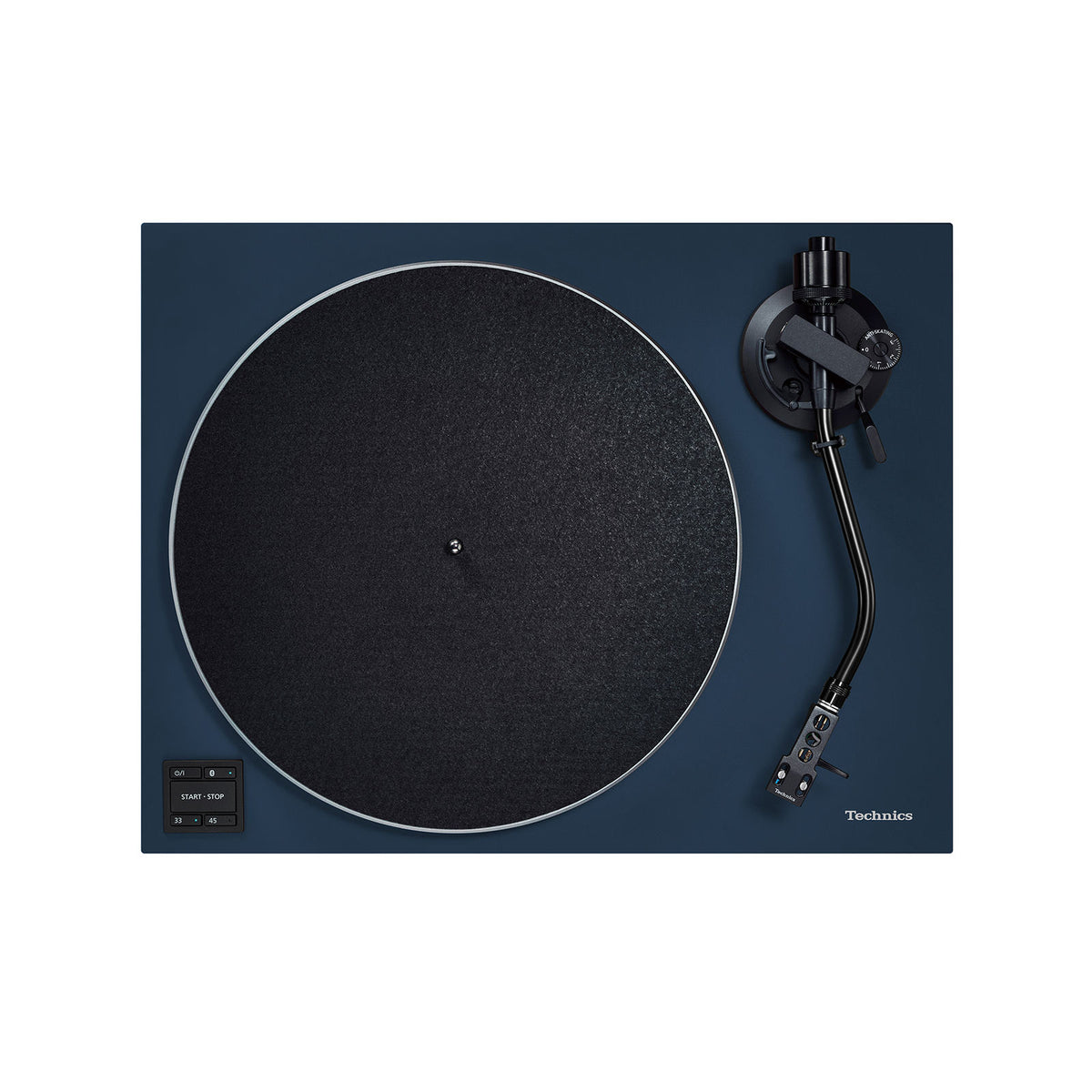 Technics SL-40CBT Turntable, blue, top view