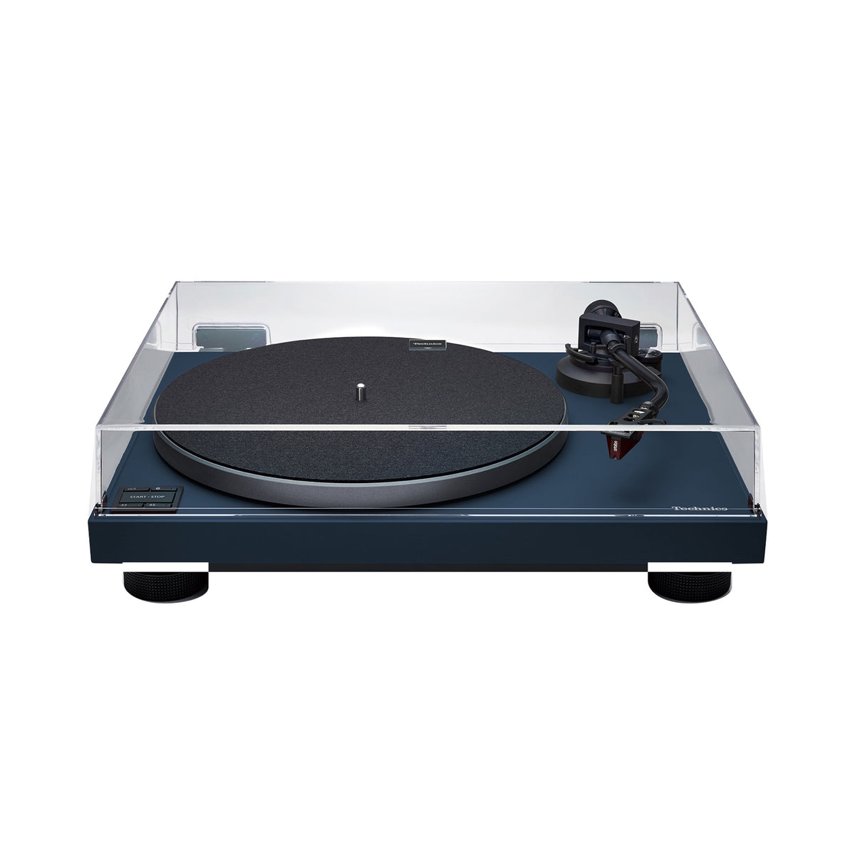 Technics SL-40CBT Turntable, blue, with dust cover
