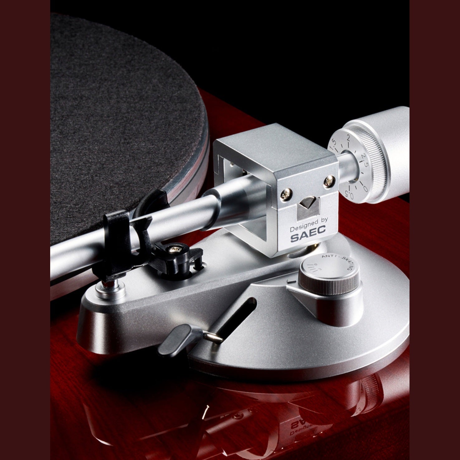 TEAC TN-3B-A CH Plokštelių grotuvas vyšnia