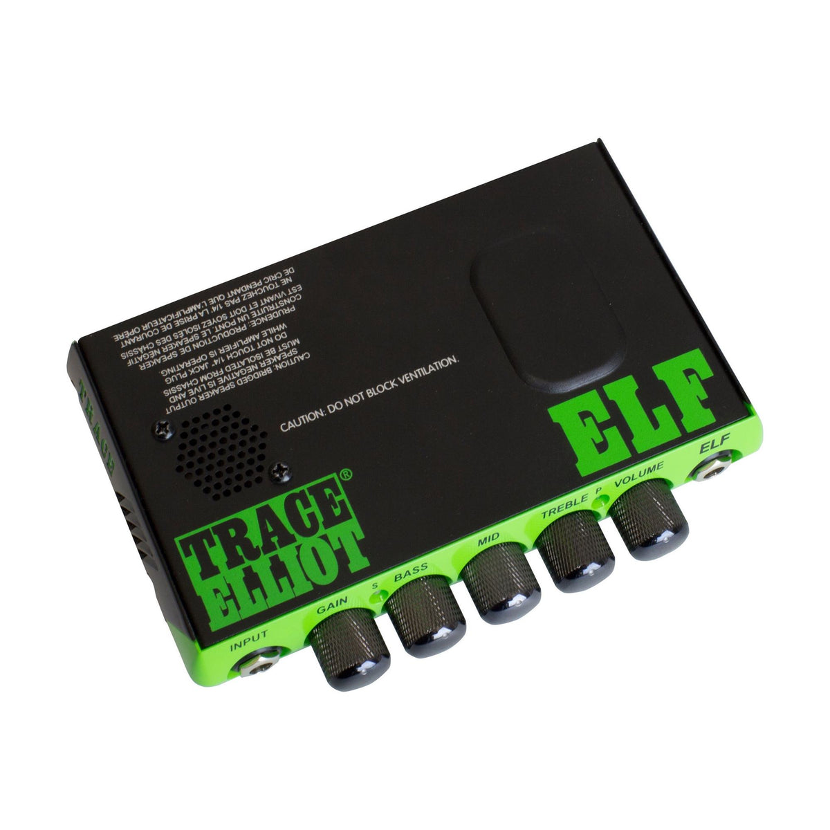 Trace Elliot ELF Bass Amplifier, top view