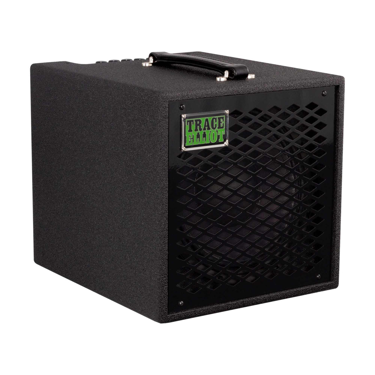 Trace Elliot ELF 1x10 bosinės gitaros stiprintuvas, vaizdas kampu iš dešinės