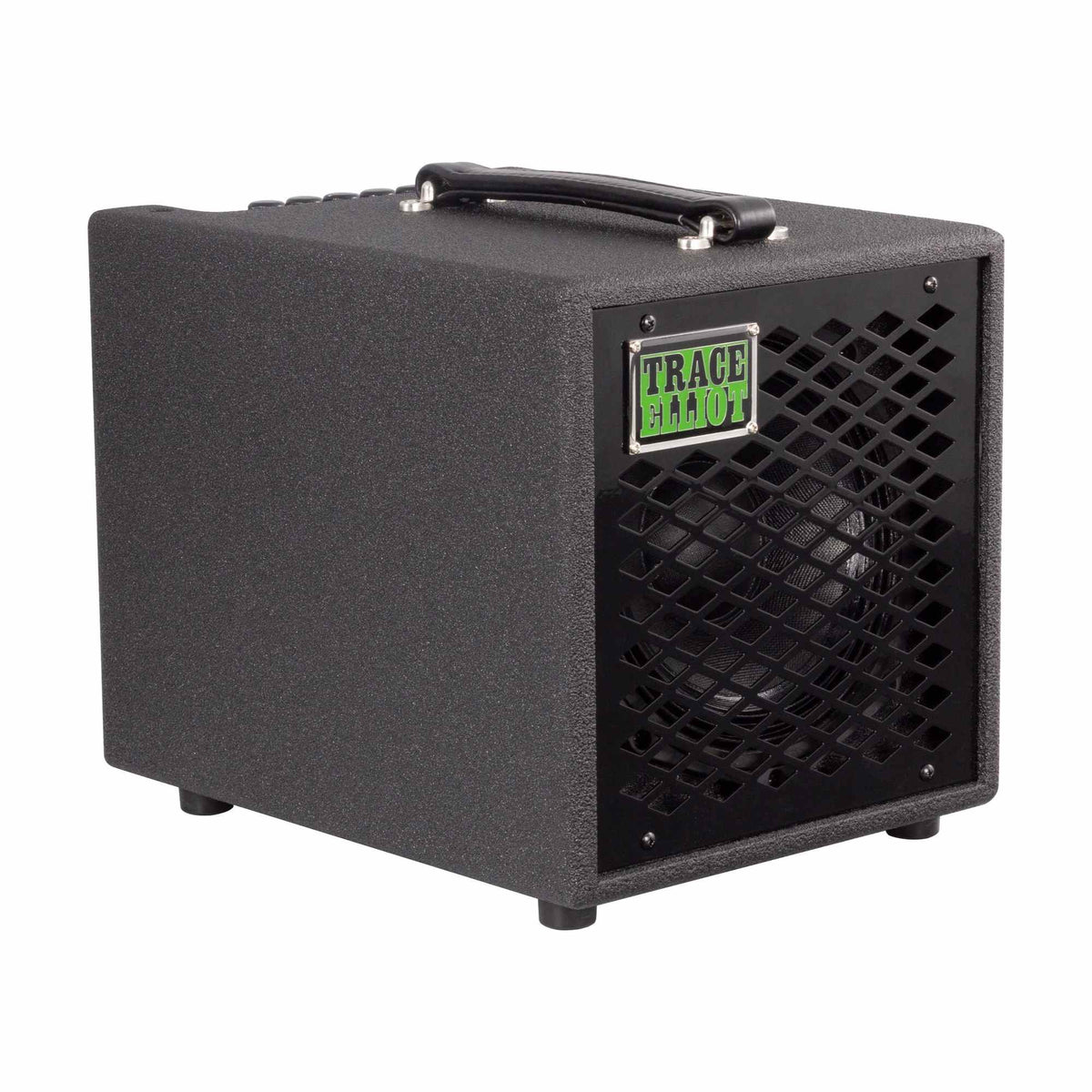Trace Elliot ELF 1x8 bosinės gitaros stiprintuvas, vaizdas kampu iš dešinės