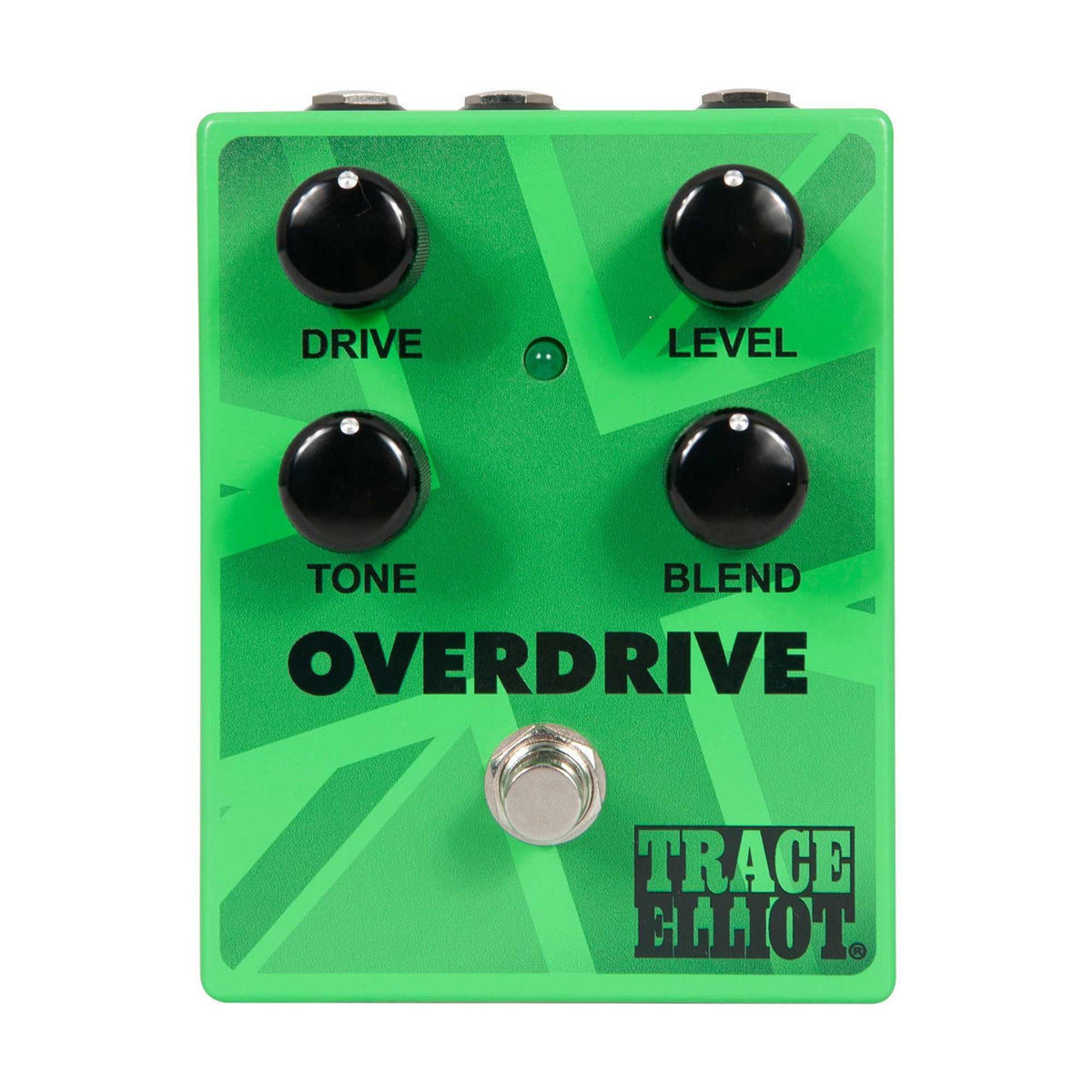 Trace Elliot Overdrive Pedal, top view of controls
