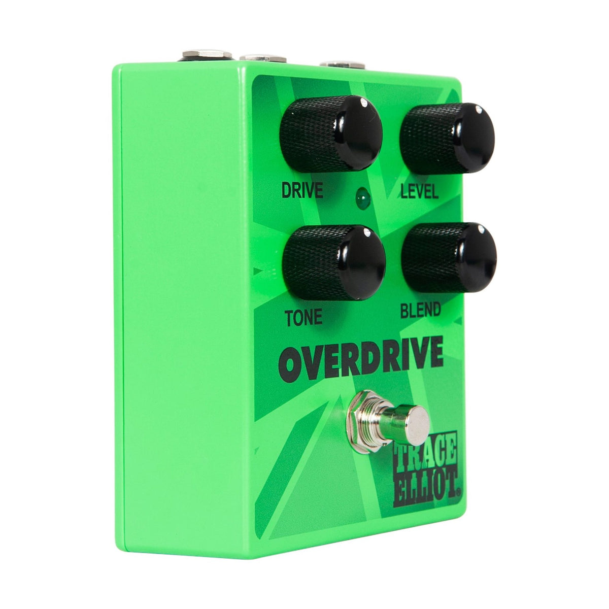 Trace Elliot Overdrive efektų pedalas, vaizdas kampu iš kairės