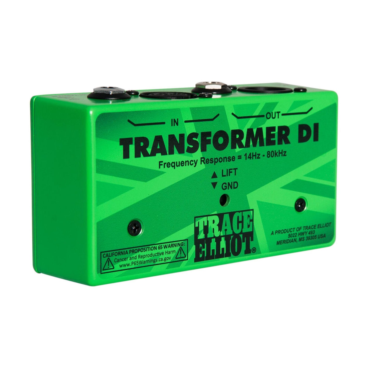Trace Elliot Transformer DI blokas, vaizdas kampu iš kairės