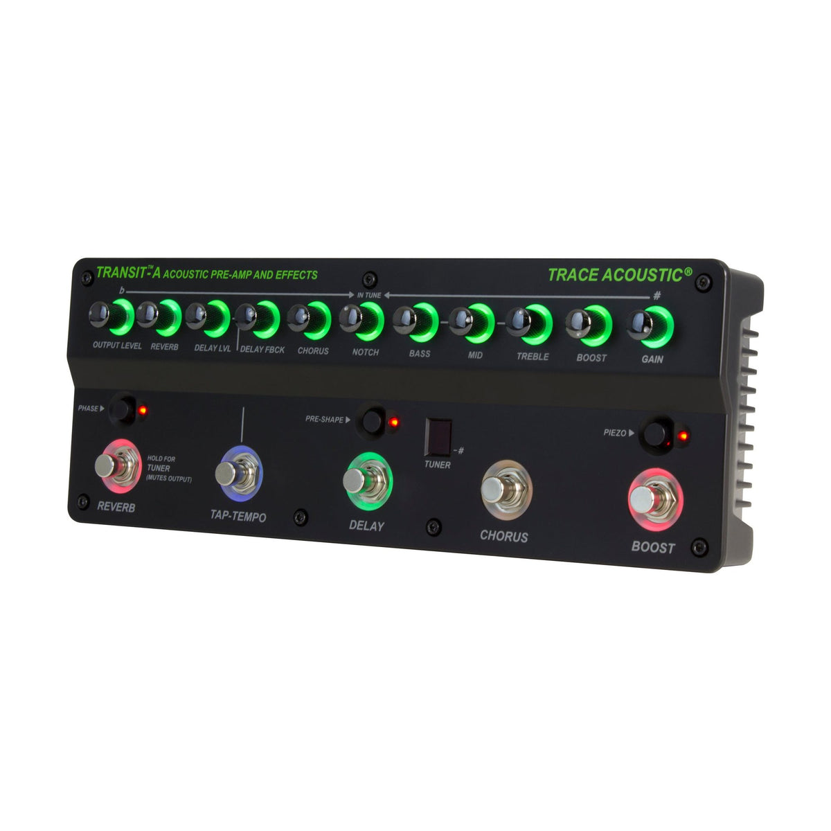 Trace Elliot Transit A Preamp, left angle view