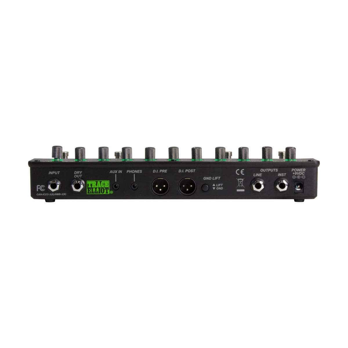 Trace Elliot Transit B Preamp, rear connections