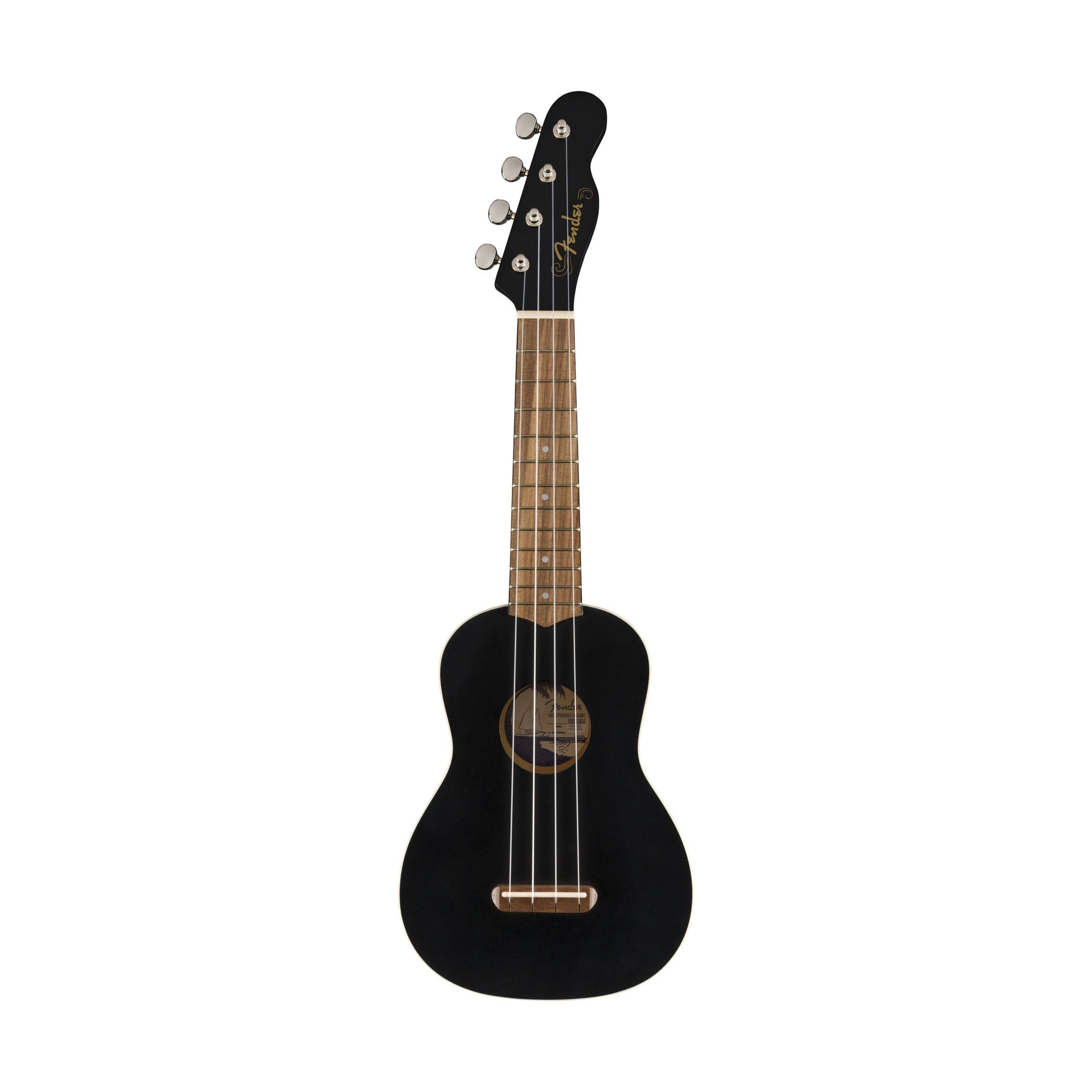FENDER VENICE SOPRANO BLK Ukulelė