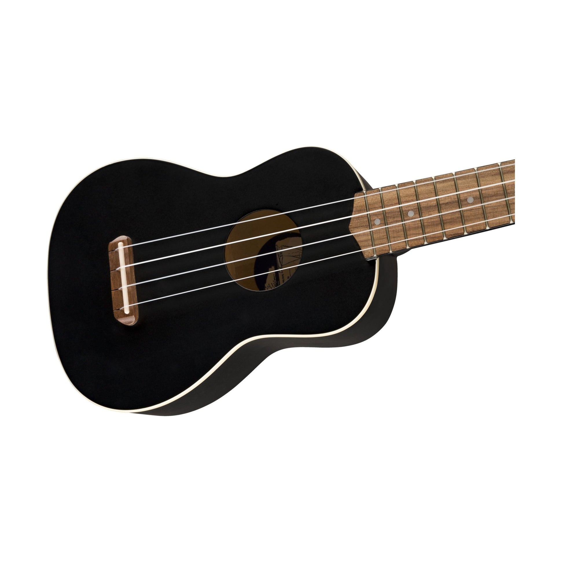 FENDER VENICE SOPRANO BLK Ukulelė