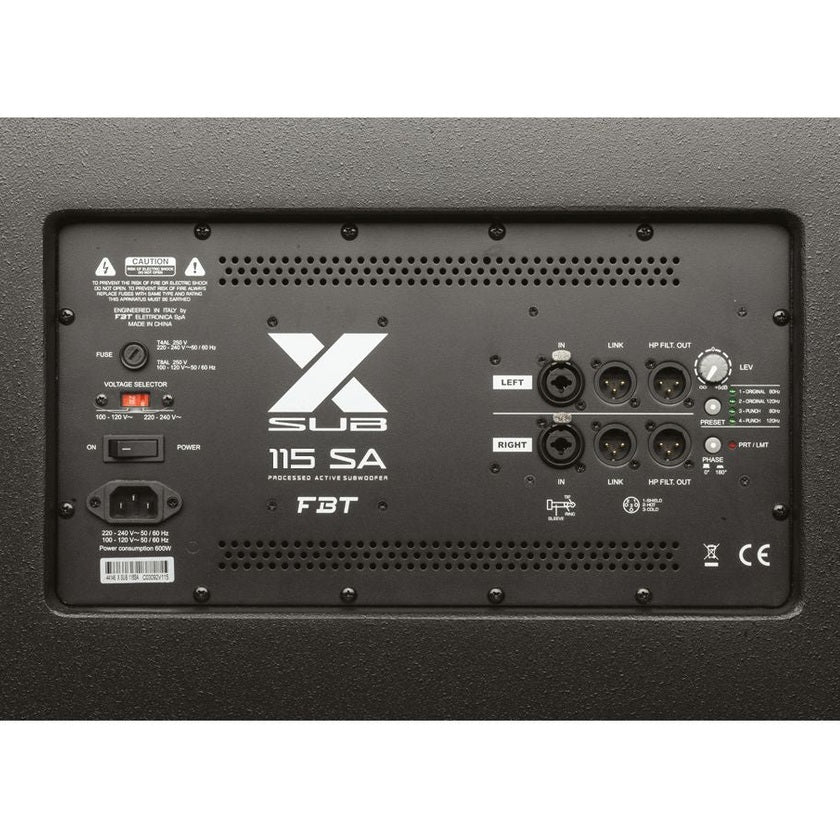 FBT X-SUB 115SA Garso kolonėlė