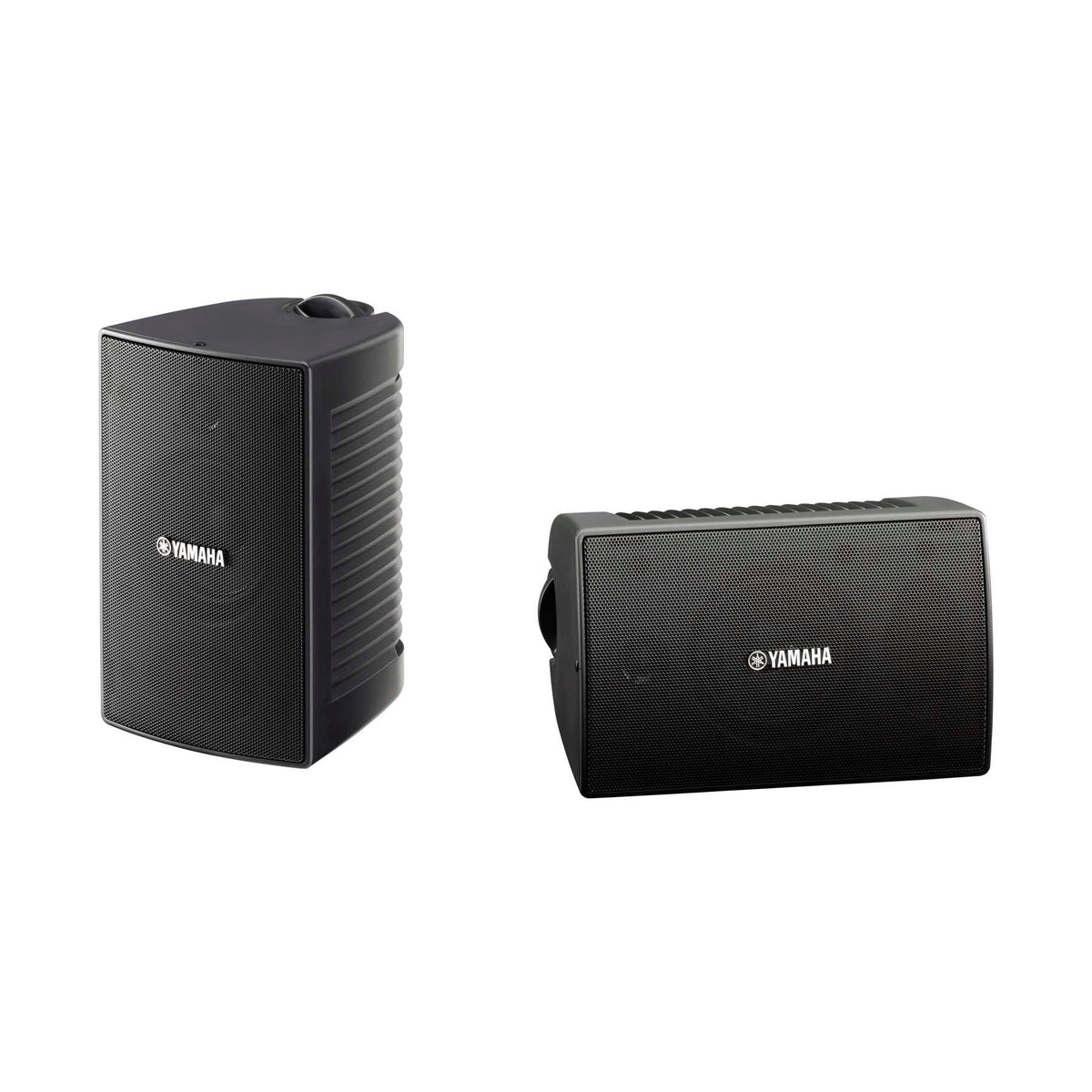 Yamaha NS-AW194 lauko garso kolonėlės (juodos), kolonėlių pora vertikalioje ir horizontalioje padėtyje