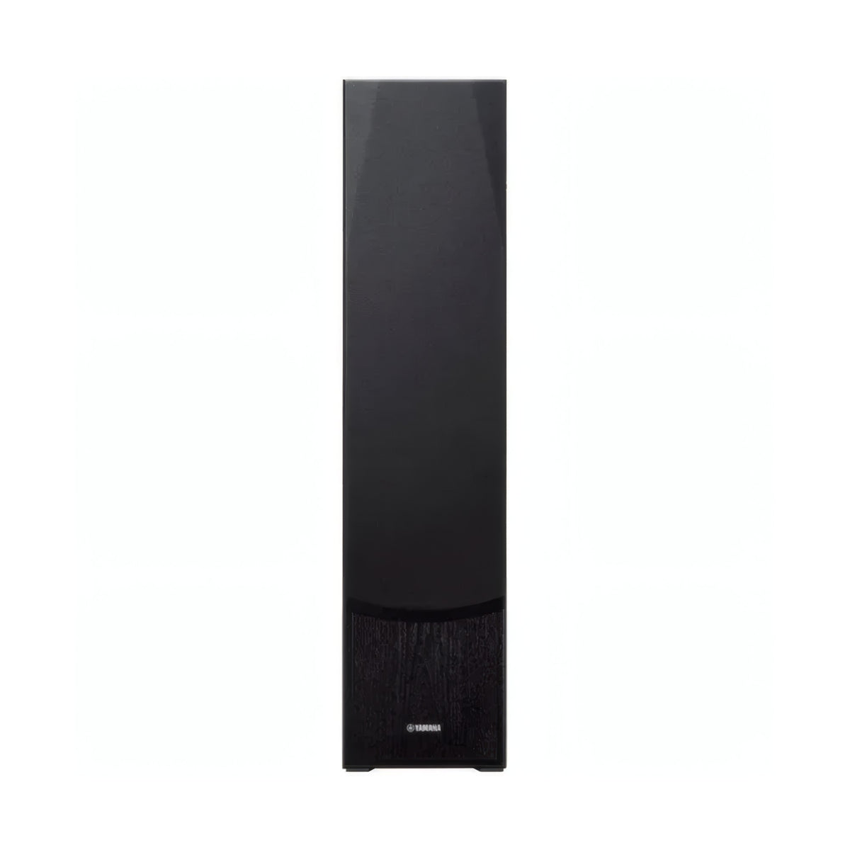 Yamaha NS-F51 Floorstanding Speakers, black single speaker with the grille fitted