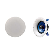 Yamaha NS-IC600 In-Ceiling / In-Wall Speakers, white front view with the grille removed