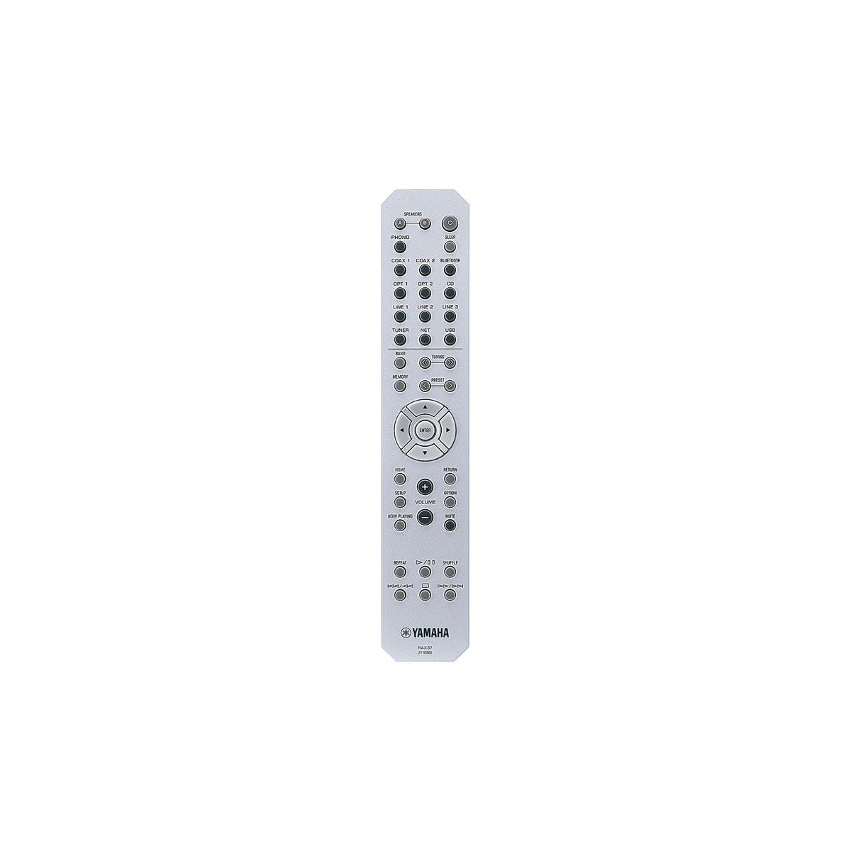 Yamaha R-N600A Network Receiver, remote control and its buttons