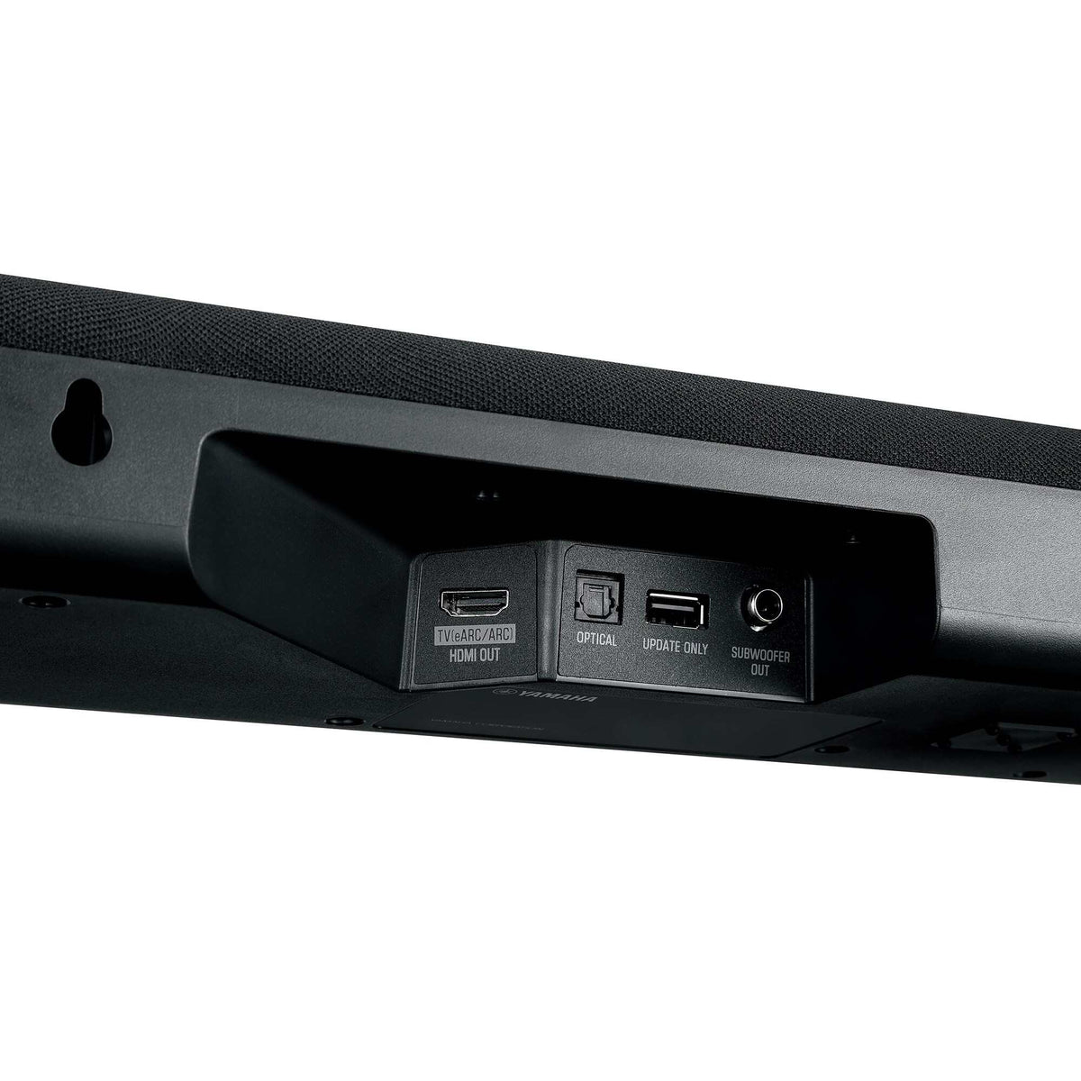 Yamaha SR-B30A Soundbar System, black rear connections detail
