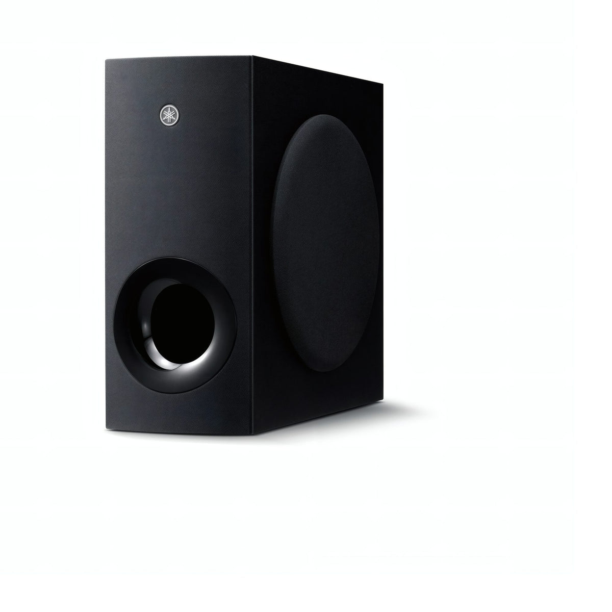 Yamaha SR-B40A Soundbar garso sistema,  (juoda spalva), belaidė žemų dažnių kolonėlė, vaizdas kampu