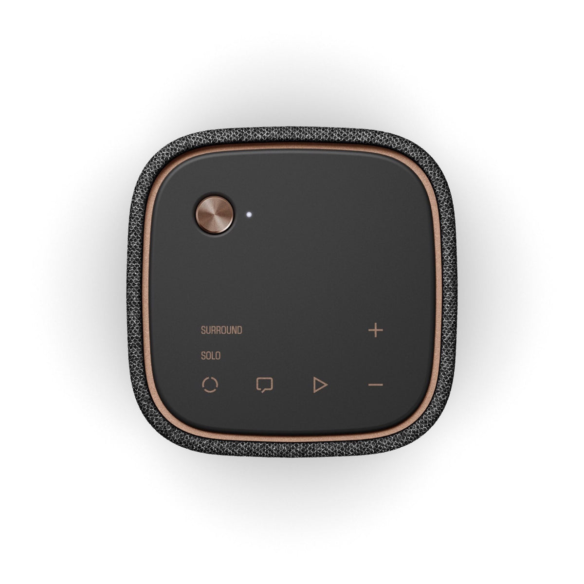 Yamaha WS-X1A aktyvi belaidė garso kolonėlė,  (anglies pilka spalva), viršutiniai valdymo mygtukai